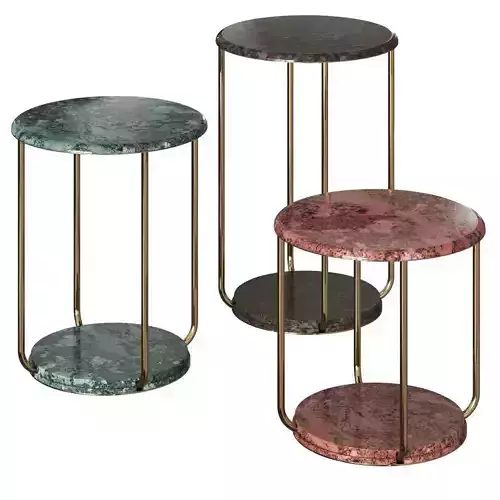 ETRO Home Interiors Ambar Side Tables 3D model