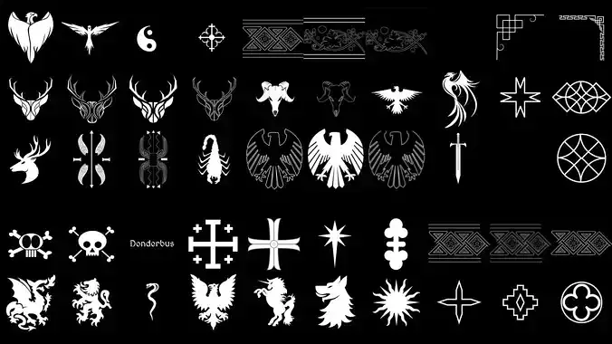 Various alphas and normal maps 