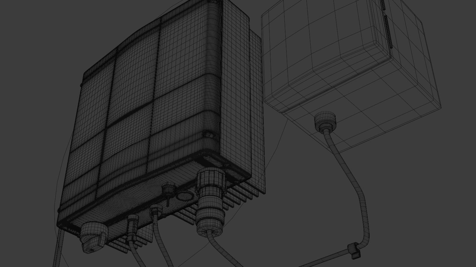 Single-phase grid-tied inverter 3D model_7