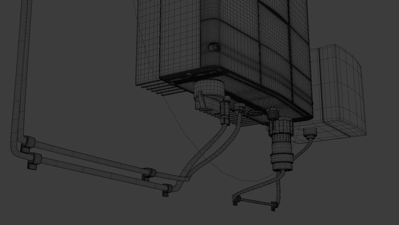 Single-phase grid-tied inverter 3D model_3