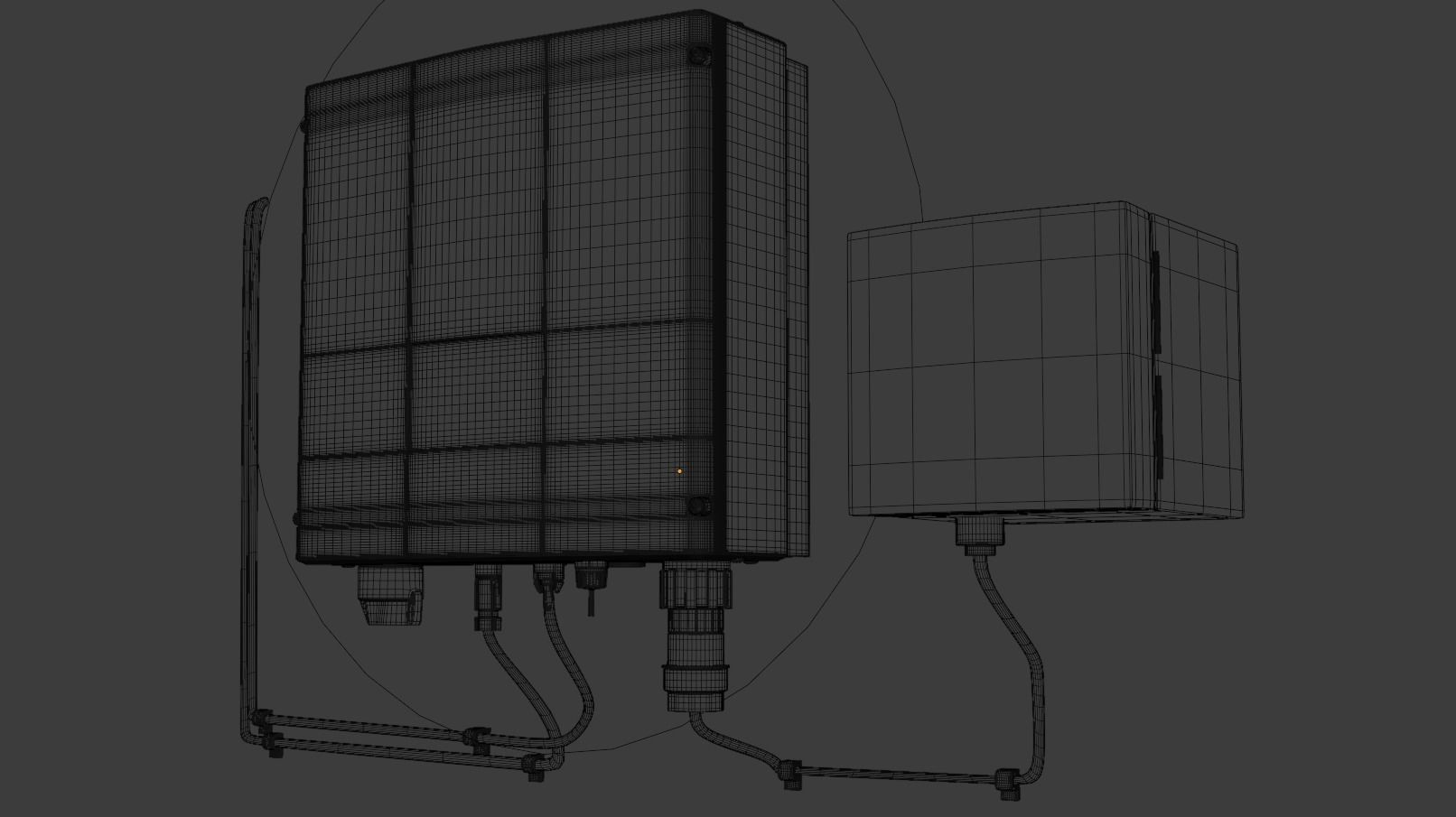 Single-phase grid-tied inverter 3D model_5