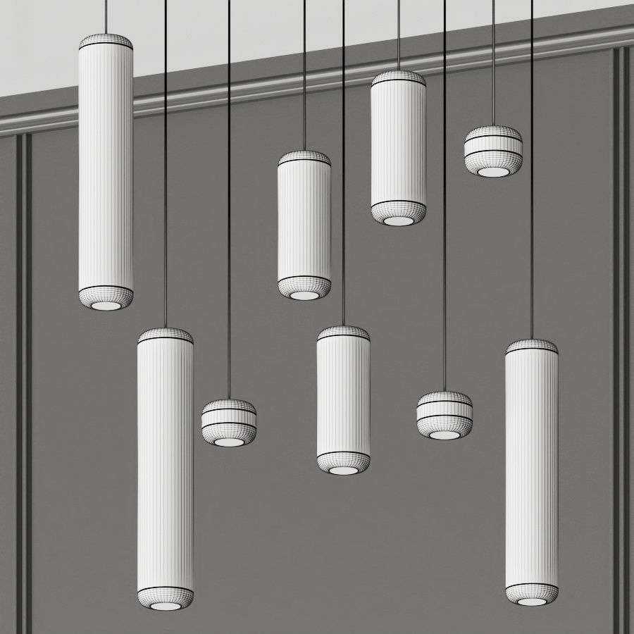 Axolight Urban Mini Pendant Lamps 3D model_1