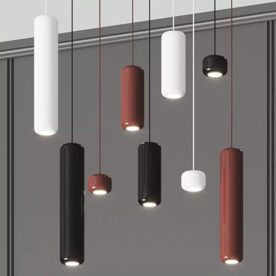 Axolight Urban Mini Pendant Lamps 3D model_0