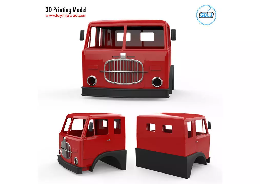 Fiat 682 N4 Cabin 3D print model_0