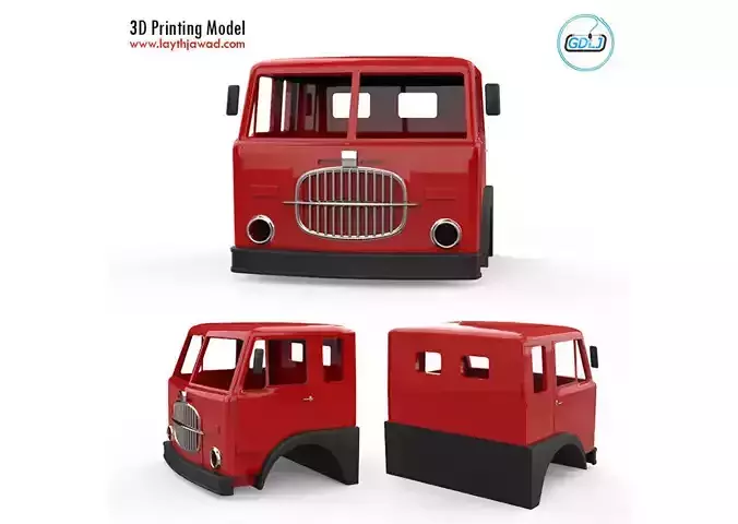 Fiat 682 N4 Cabin 3D print model