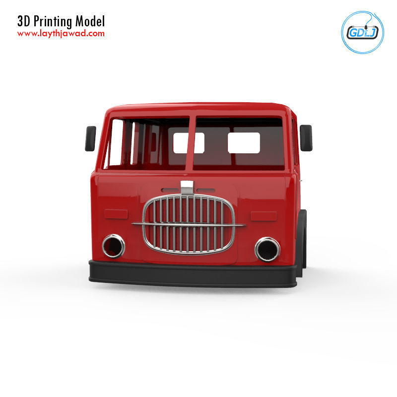 Fiat 682 N4 Cabin 3D print model_2