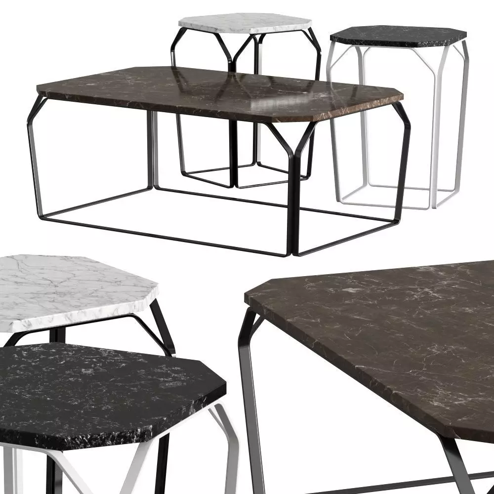 Memedesign Tray Coffee Tables 3D model_0