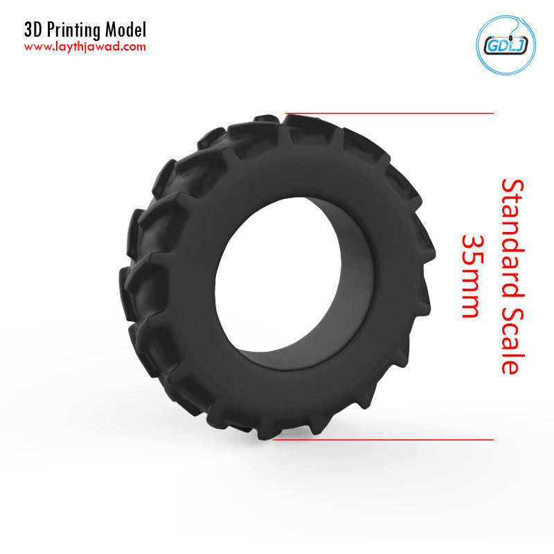 Tire Mold 3D print model_3