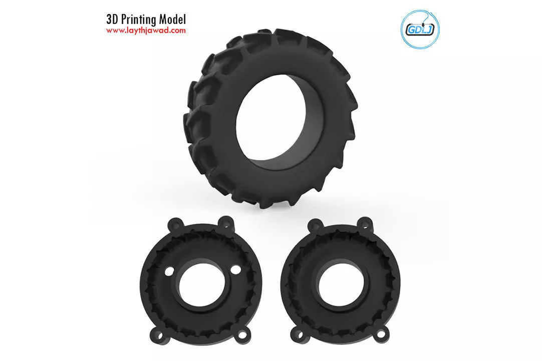 Tire Mold 3D print model_0