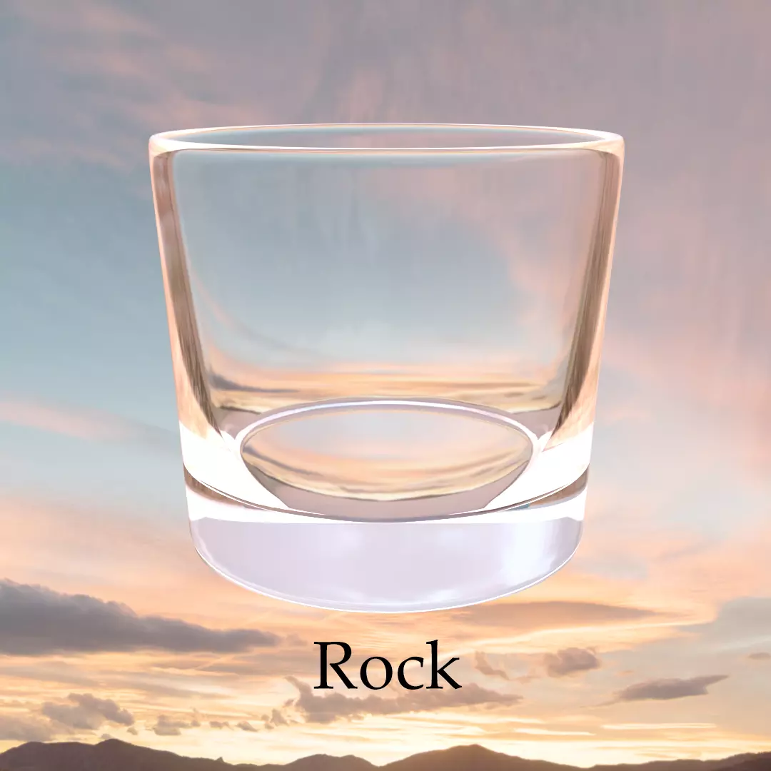 All Types of Glass Low-poly 3D model_0