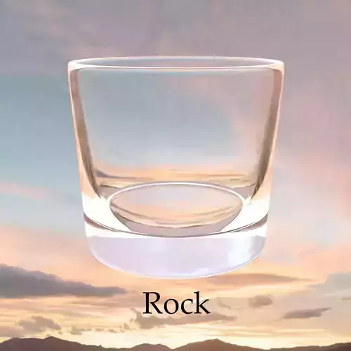 All Types of Glass Low-poly 3D model