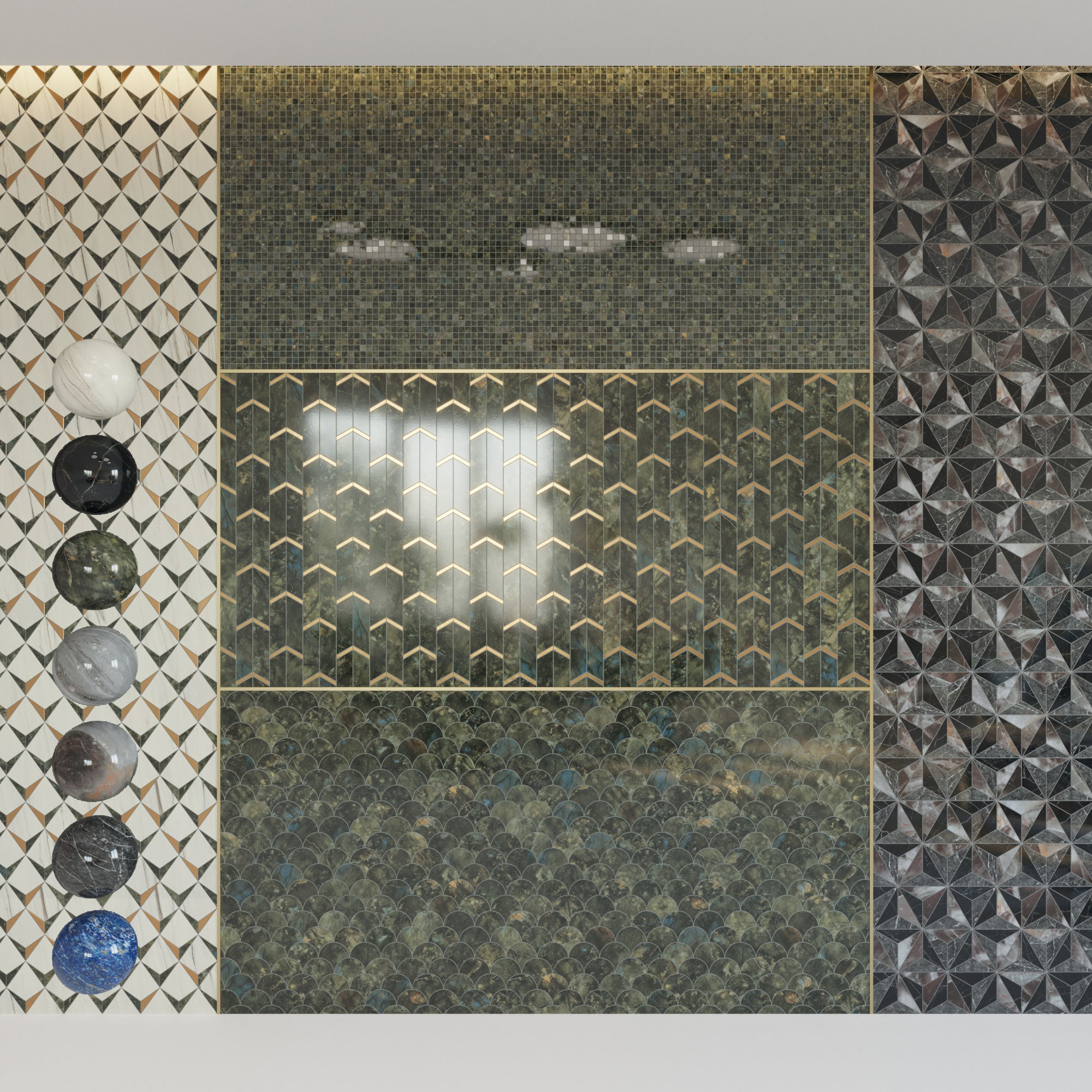 Decor Marvel Dream Atlas Concorde set1 Low-poly 3D model