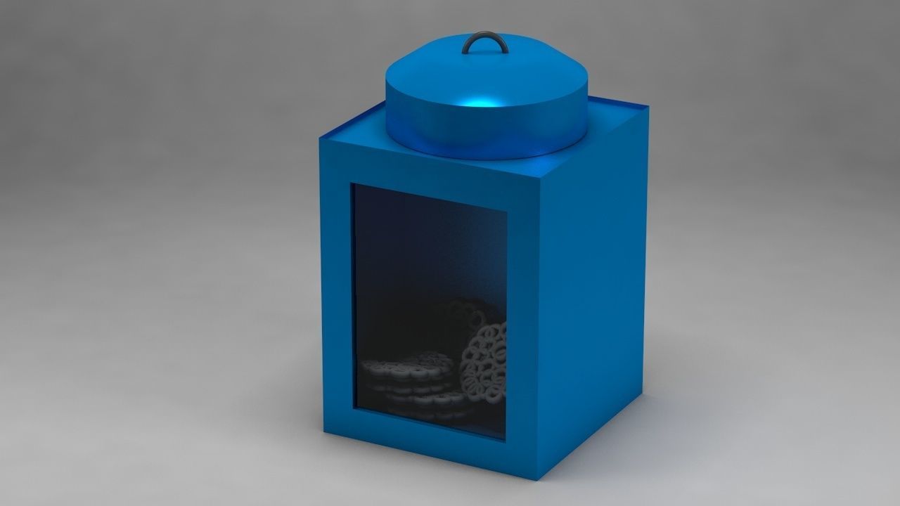 Cane Of Cracker 3D model_3