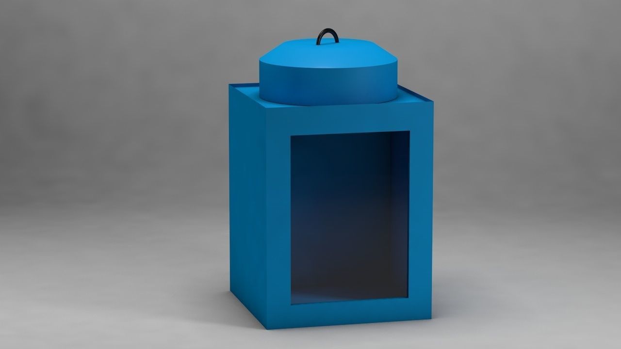 Cane Of Cracker 3D model_4