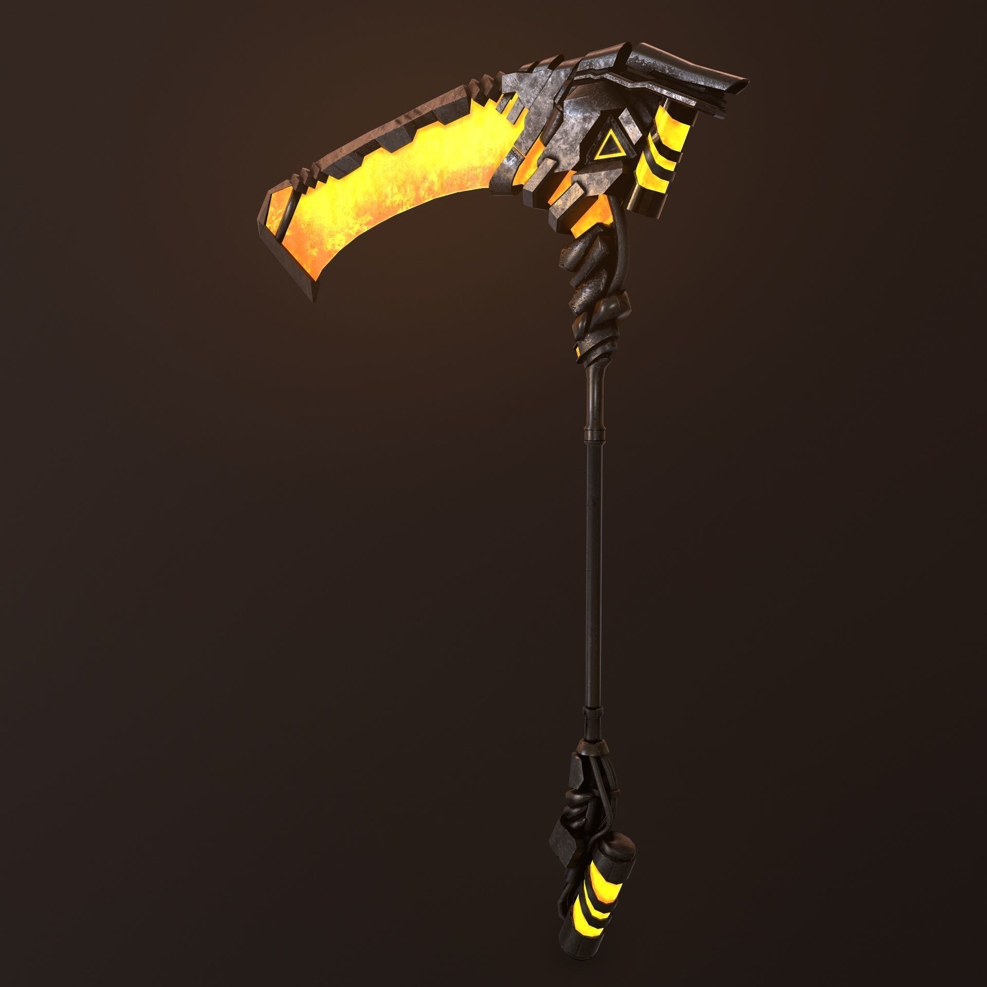 Sci-fi  Scythe Raptor 2 Low-poly 3D model_6