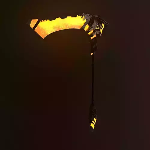 Sci-fi  Scythe Raptor 2 Low-poly 3D model