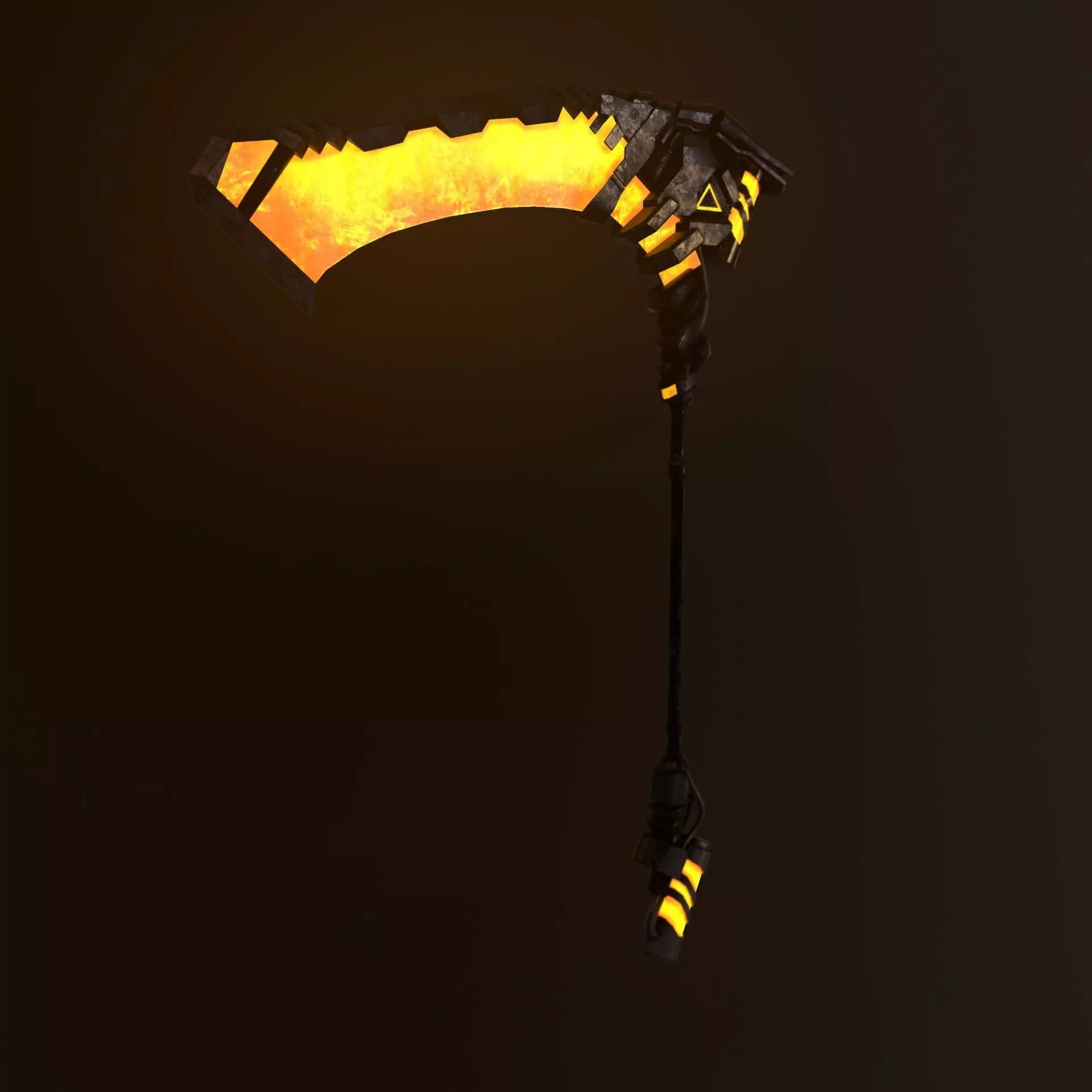 Sci-fi  Scythe Raptor 2 Low-poly 3D model_0