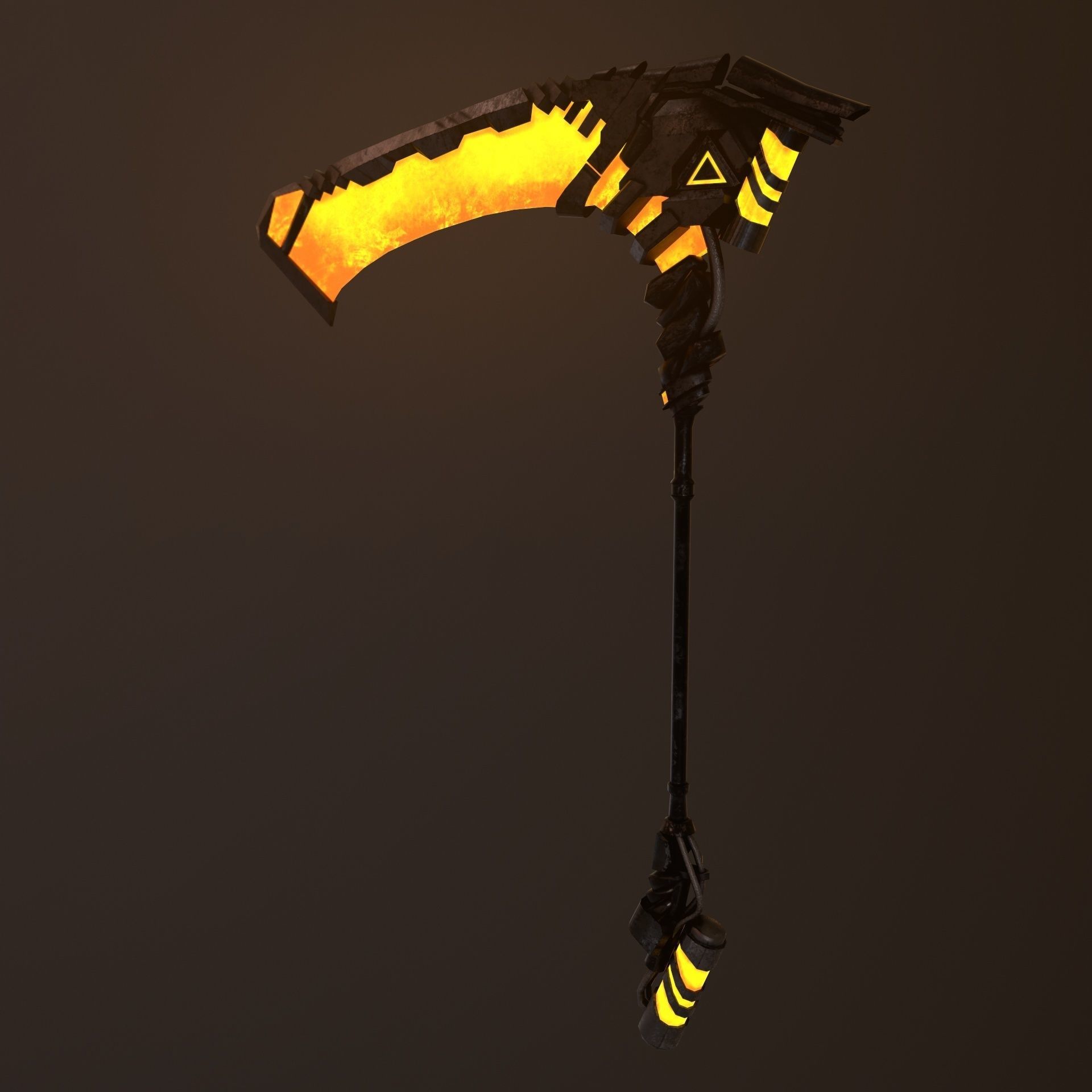 Sci-fi  Scythe Raptor 2 Low-poly 3D model_2