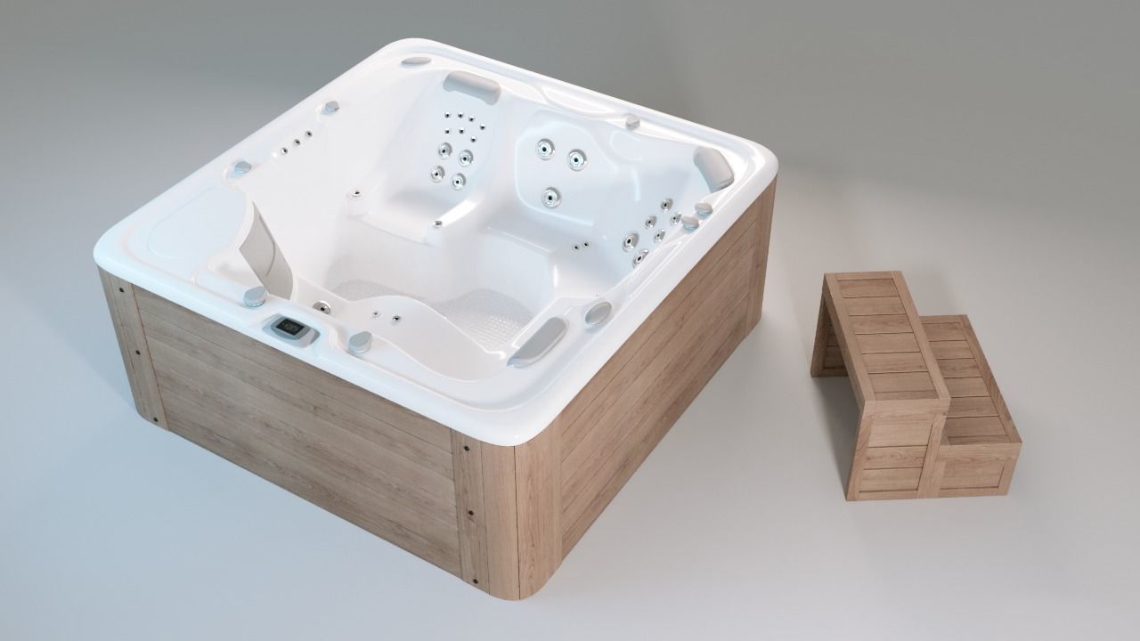 Jacuzzi Hot Tub 3D model_5