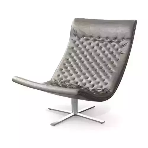 Grey lounge chair - armchair 24 am121