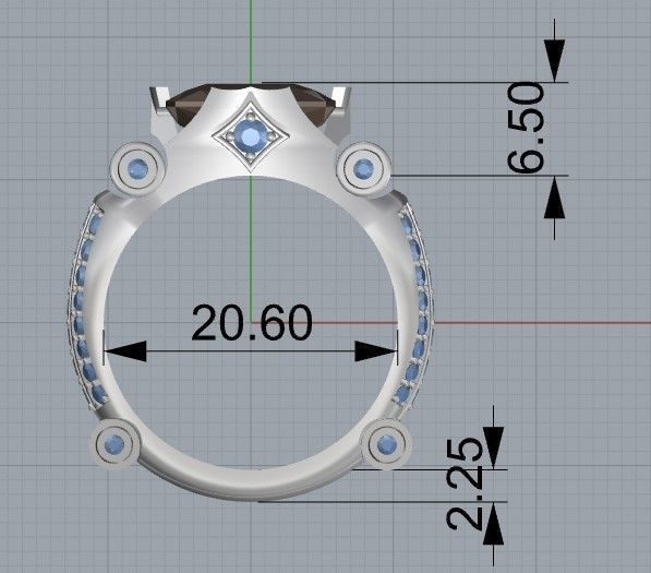 Men ring 3D print model 3D print model_5