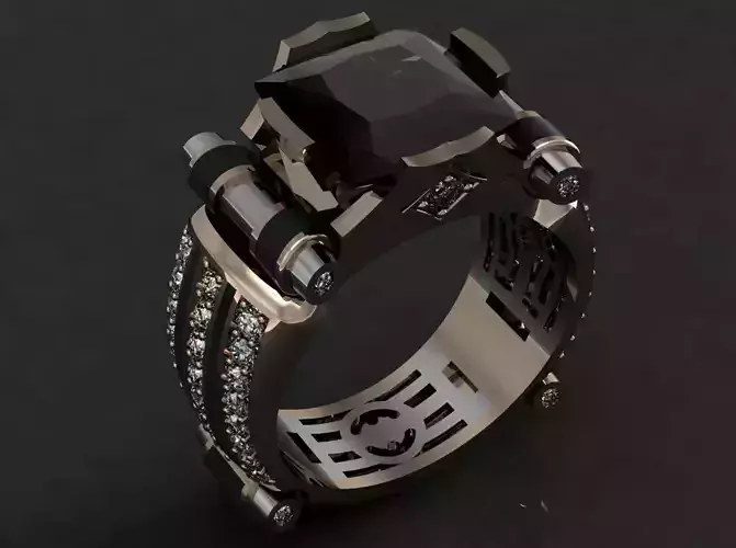 Men ring 3D print model 3D print model