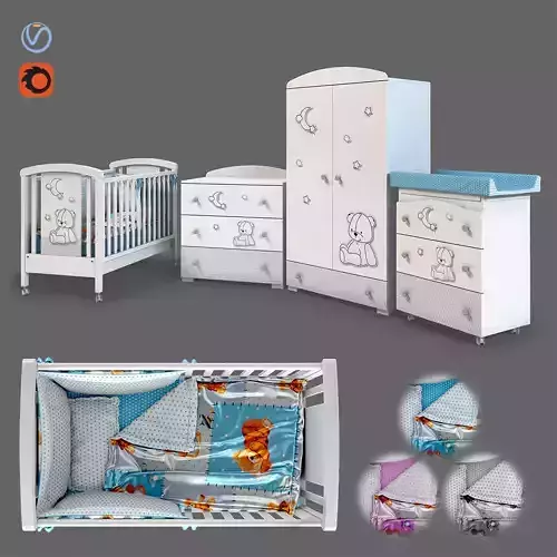 Baby furniture set Stella 