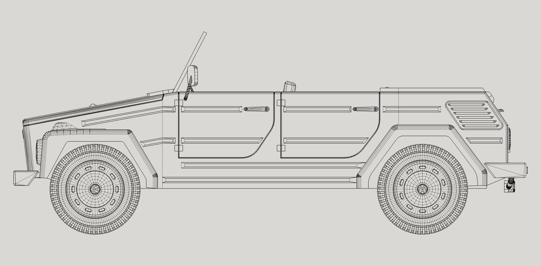 Volkswagen Safari or Thing PRINTABLE 3D print model_10