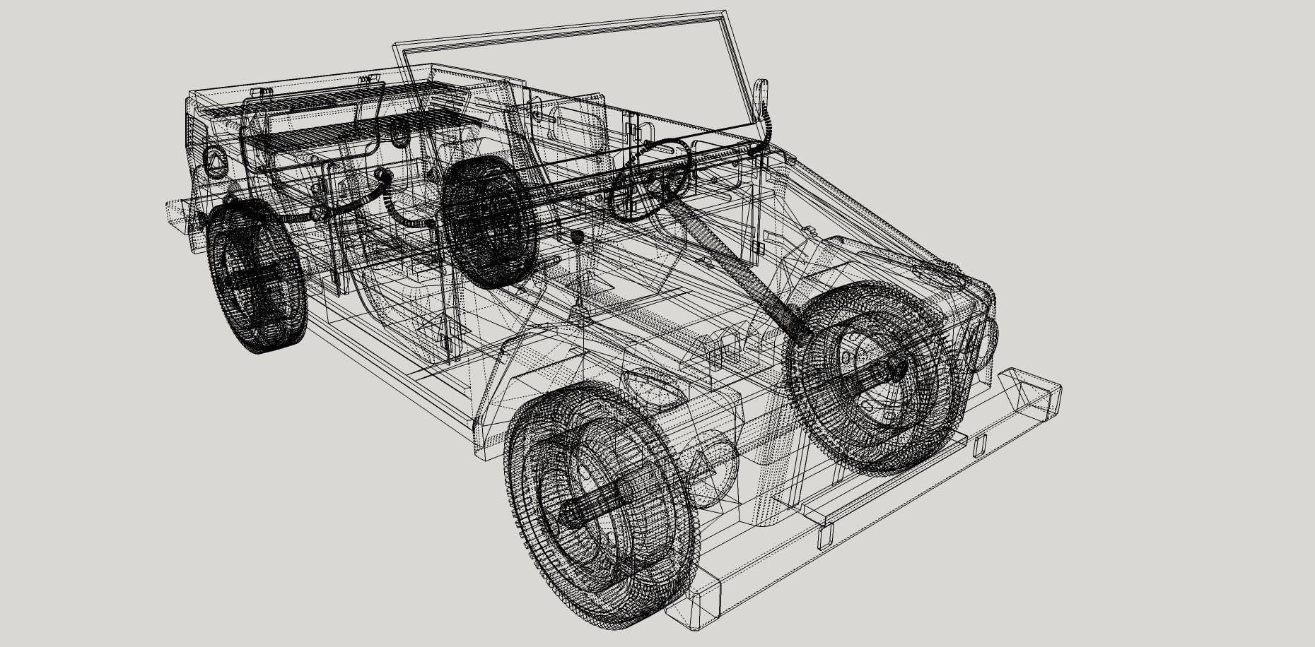 Volkswagen Safari or Thing PRINTABLE 3D print model_6
