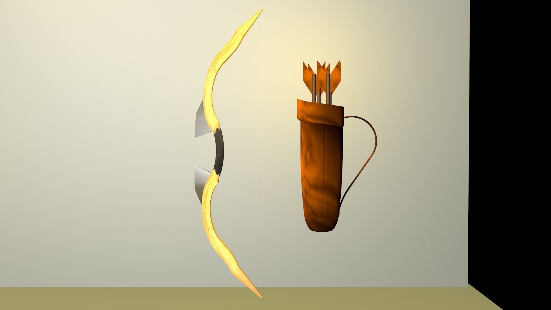 Cartoon Melee weapons 3D model_6