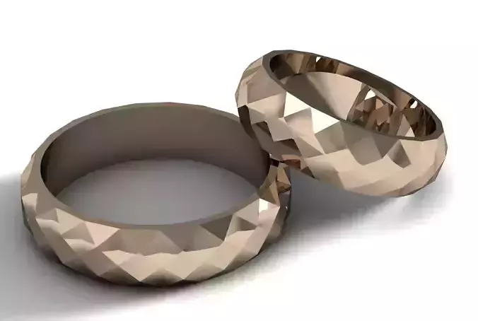 Engagement ring 3D model
