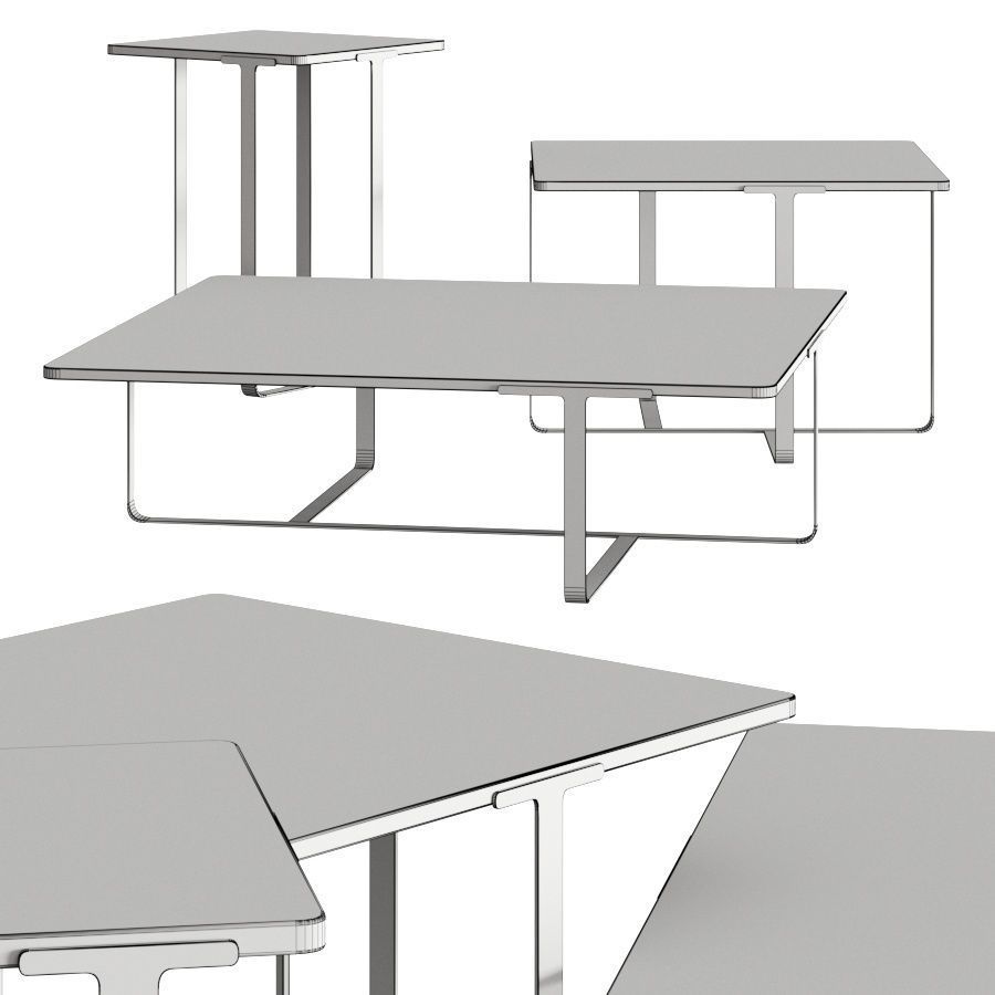 i 4 Mariani Joshua Coffee Tables 3D model_1