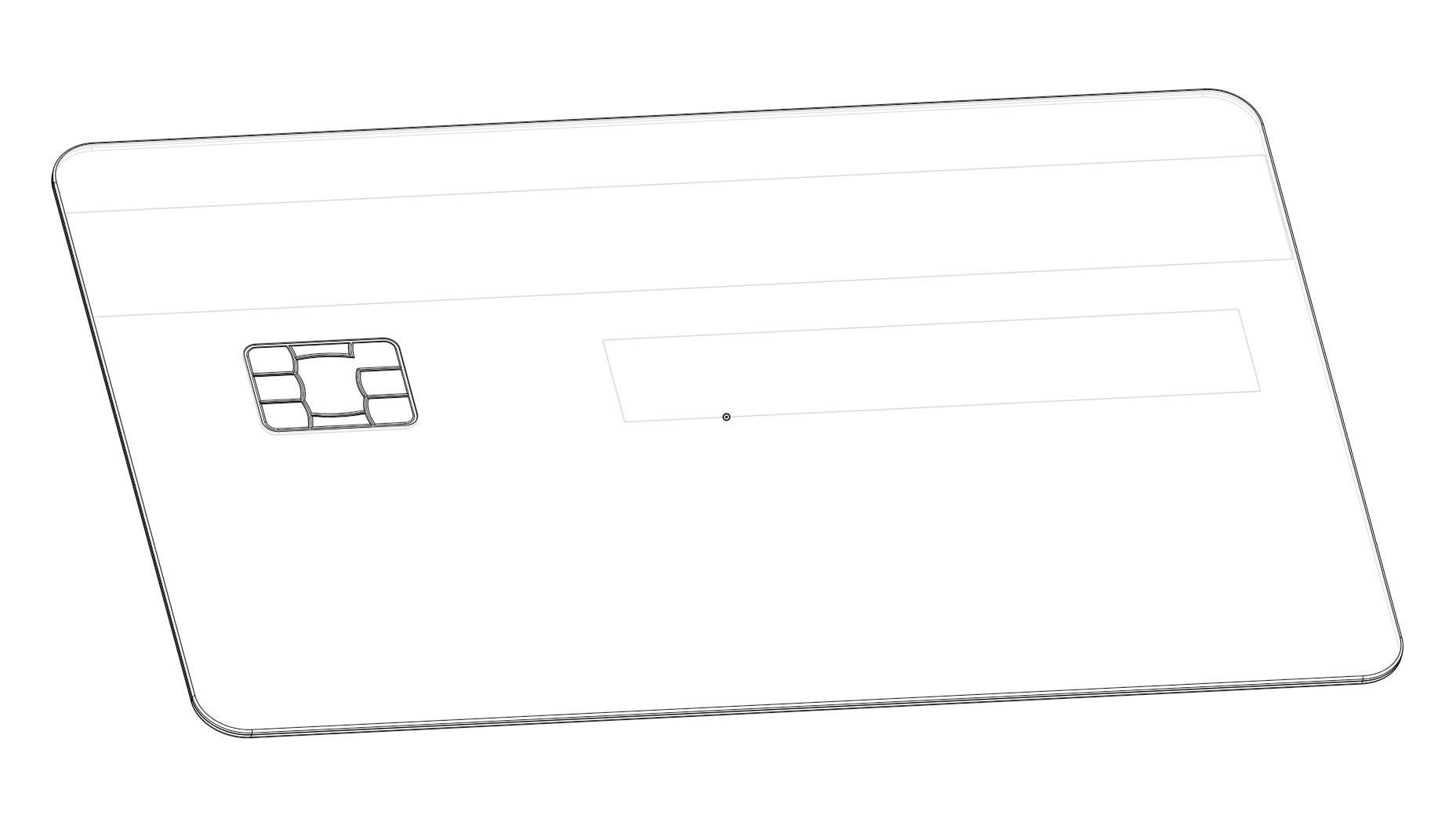 Smart Credit Card 3D model_1