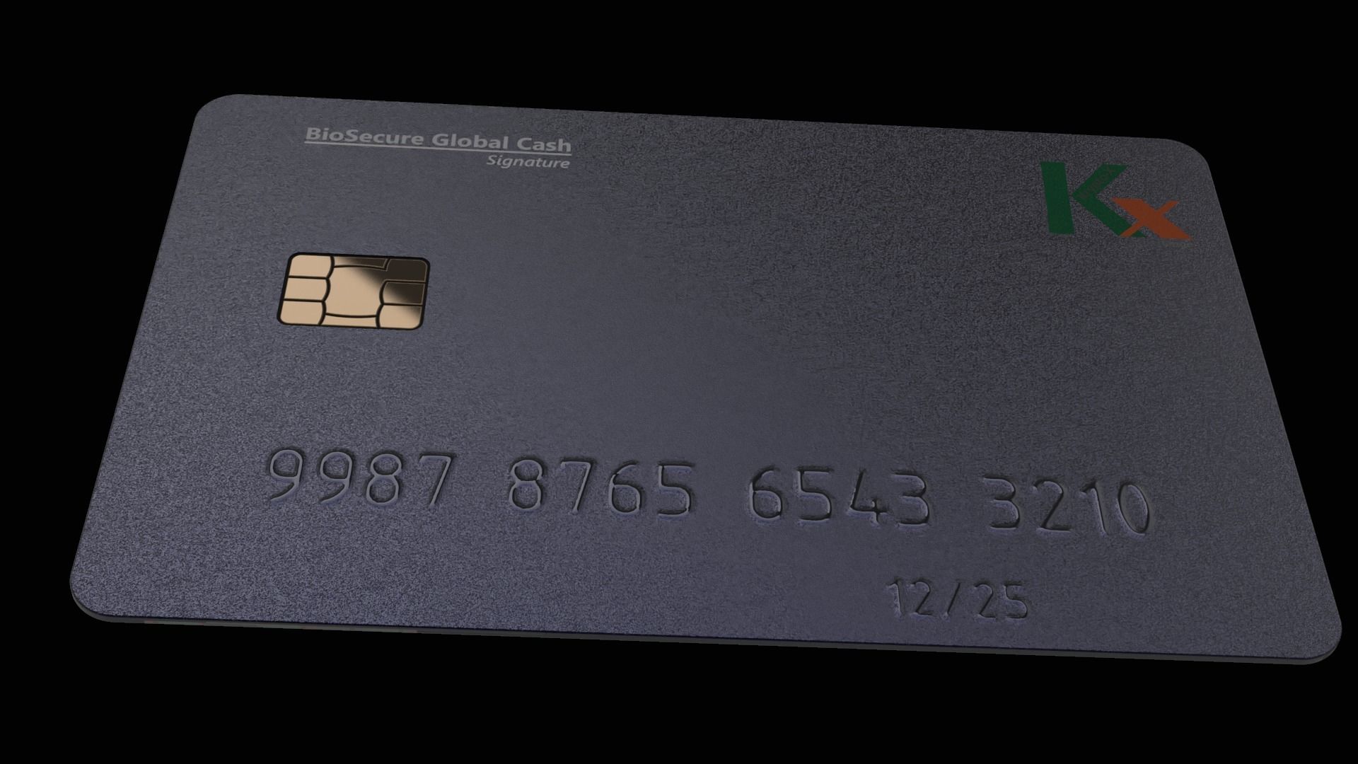 Smart Credit Card 3D model_2