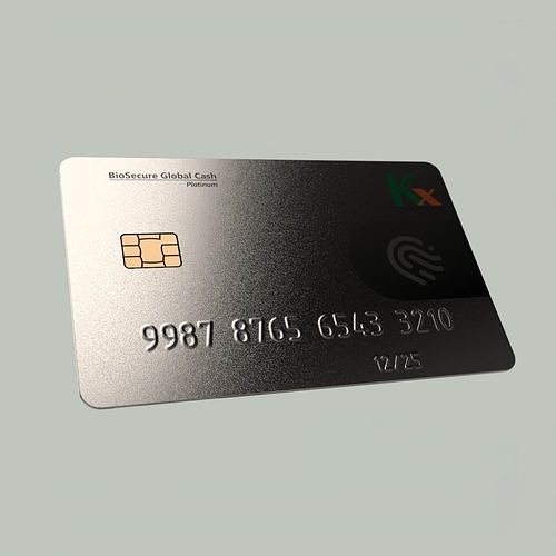 Smart Credit Card 3D model
