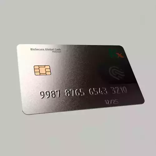 Smart Credit Card 3D model