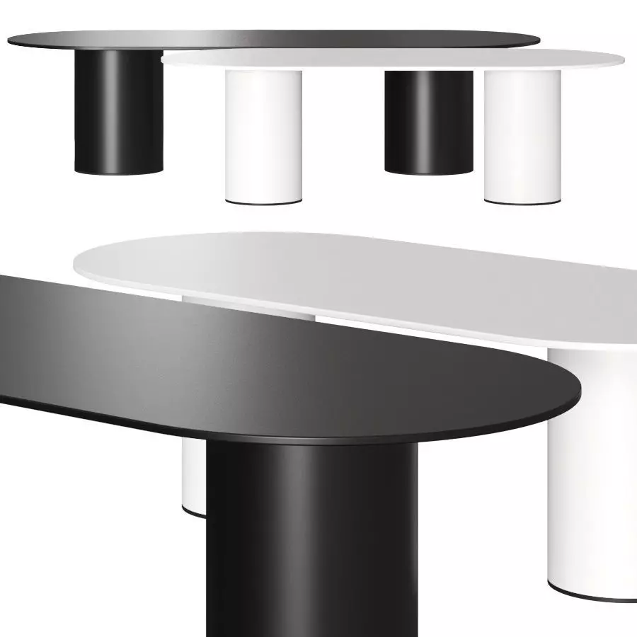 Desalto MM8 Dining Tables 3D model_0