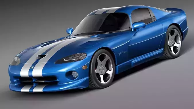 Dodge Viper GTS Coupe 1996-2002 3D model