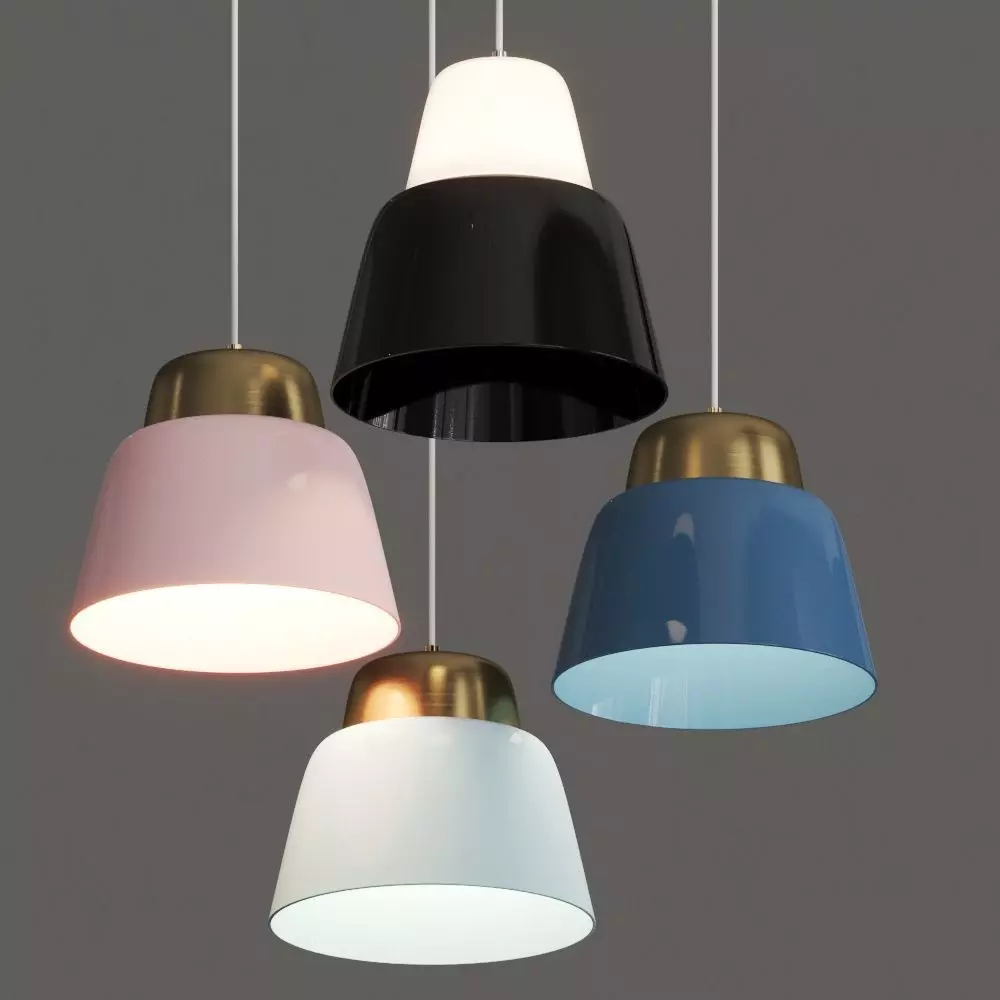 Teo Modu Pendant Lamps 3D model_0