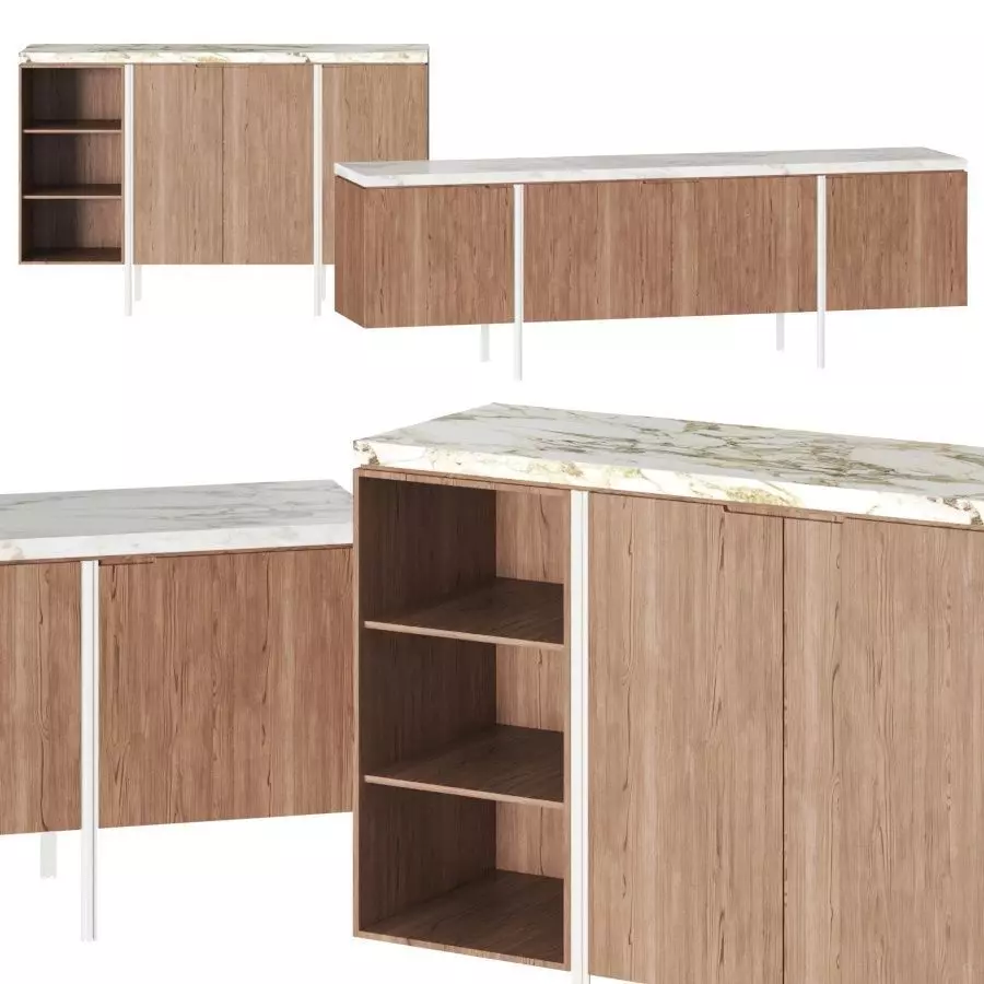 Molteni and C Irving Sideboard 3D model_0
