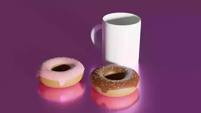 Donuts with a Cup