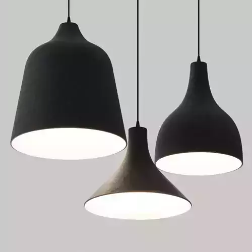 Karman T-Black Pendant Lamps