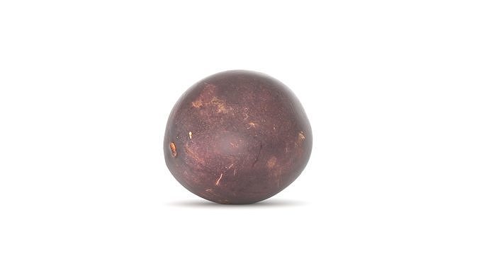 Passion Fruit Photoscan  Low-poly 3D model 5