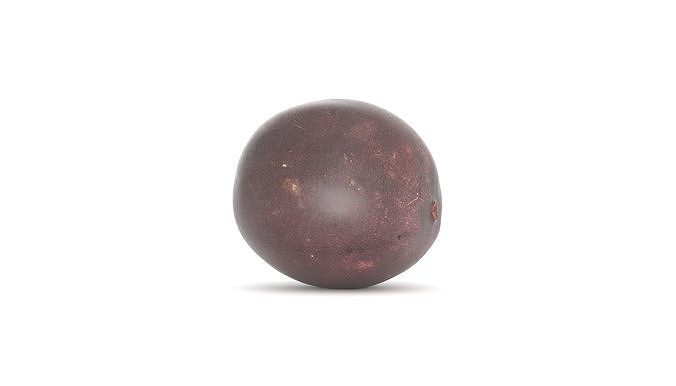 Passion Fruit Photoscan  Low-poly 3D model 4