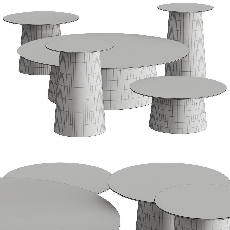 Blu Dot Circula Coffee Table 3D model_1