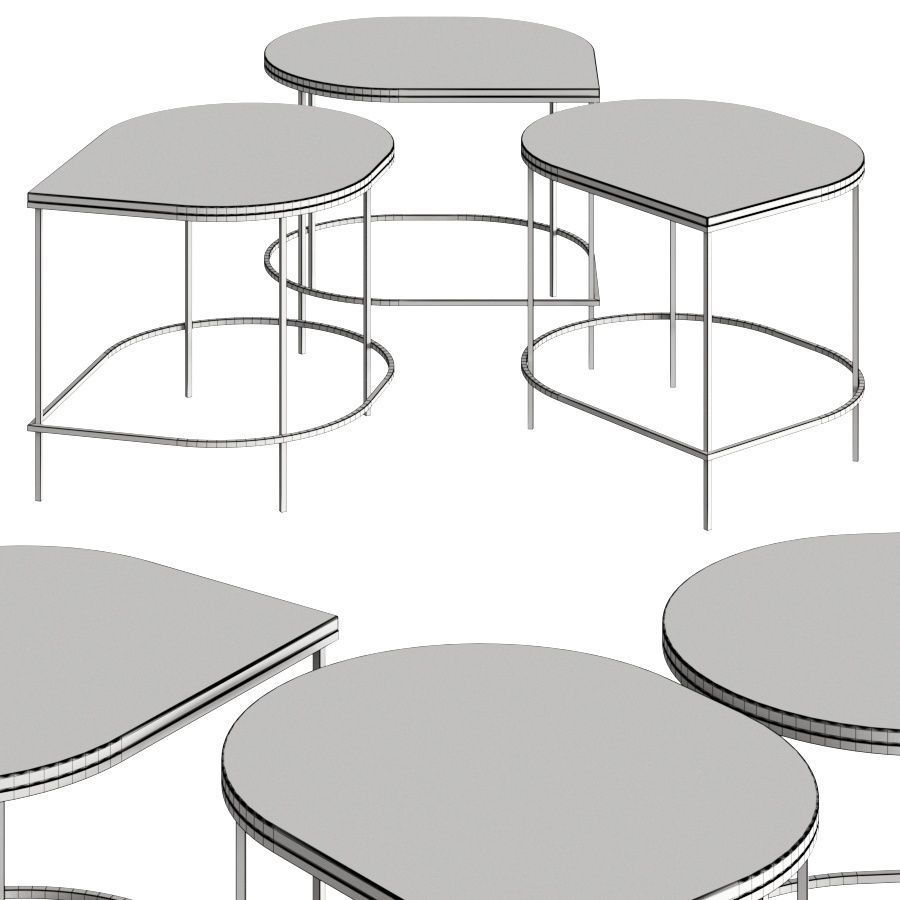 Aytm Stilla Coffee Tables 3D model_1