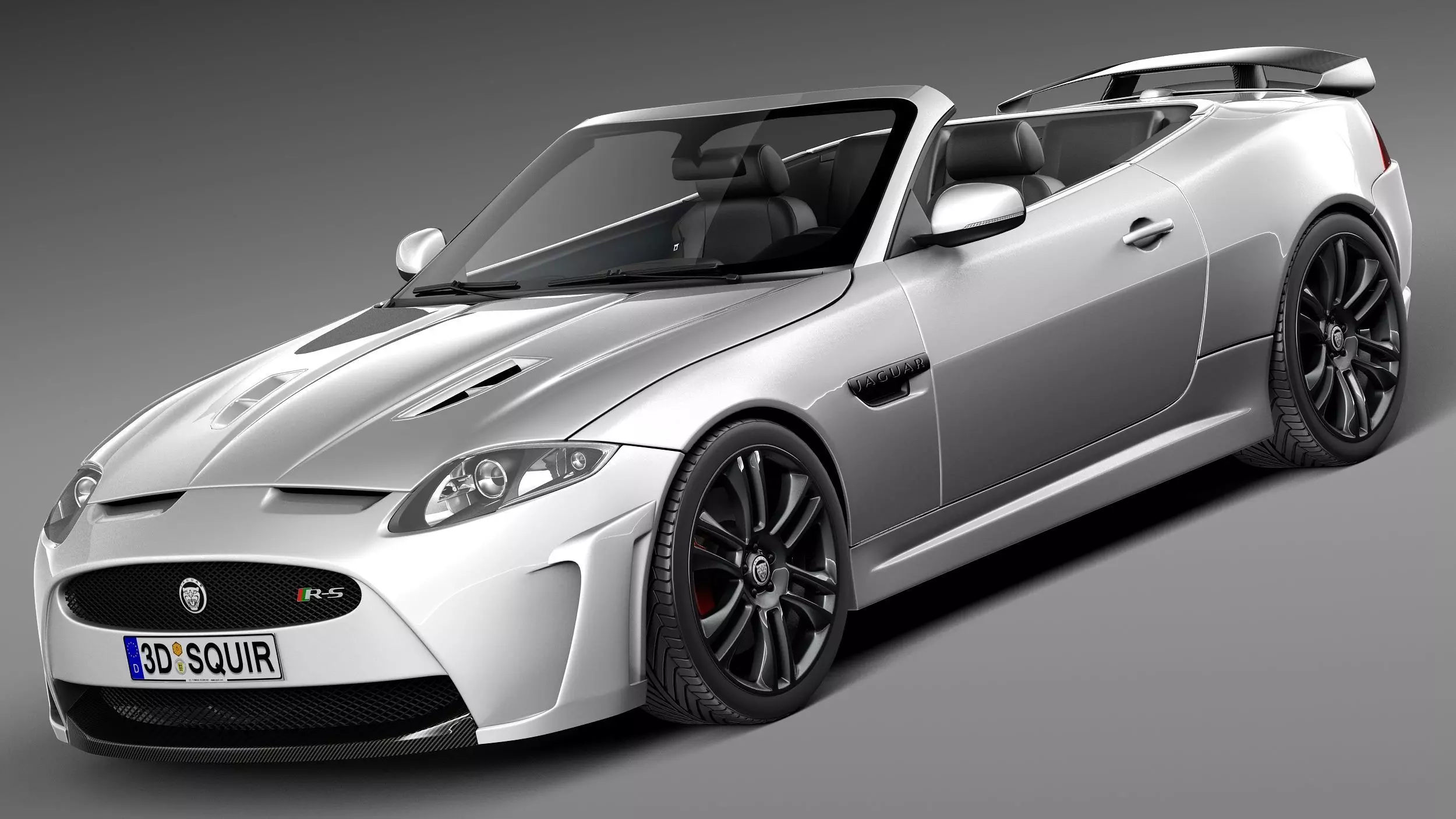 Jaguar XKR-S Convertible 2013 3D model
