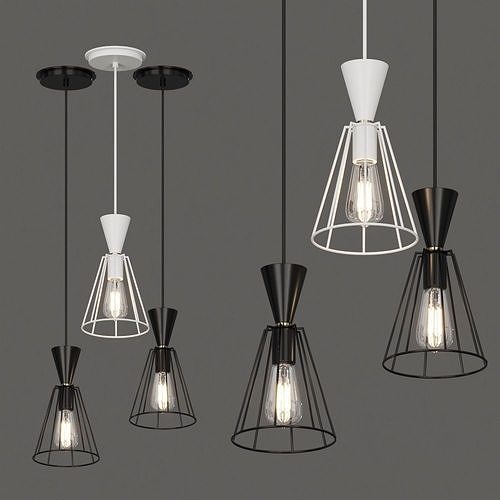 Luz Eva Christy Pendant Lamps 3D model