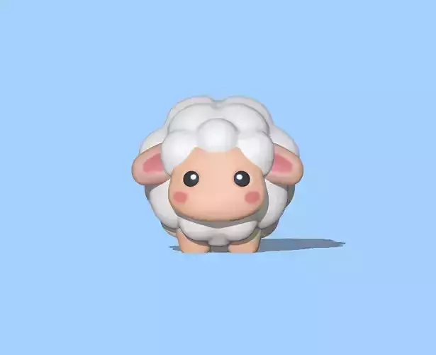 A Cute sheep for decoration and play