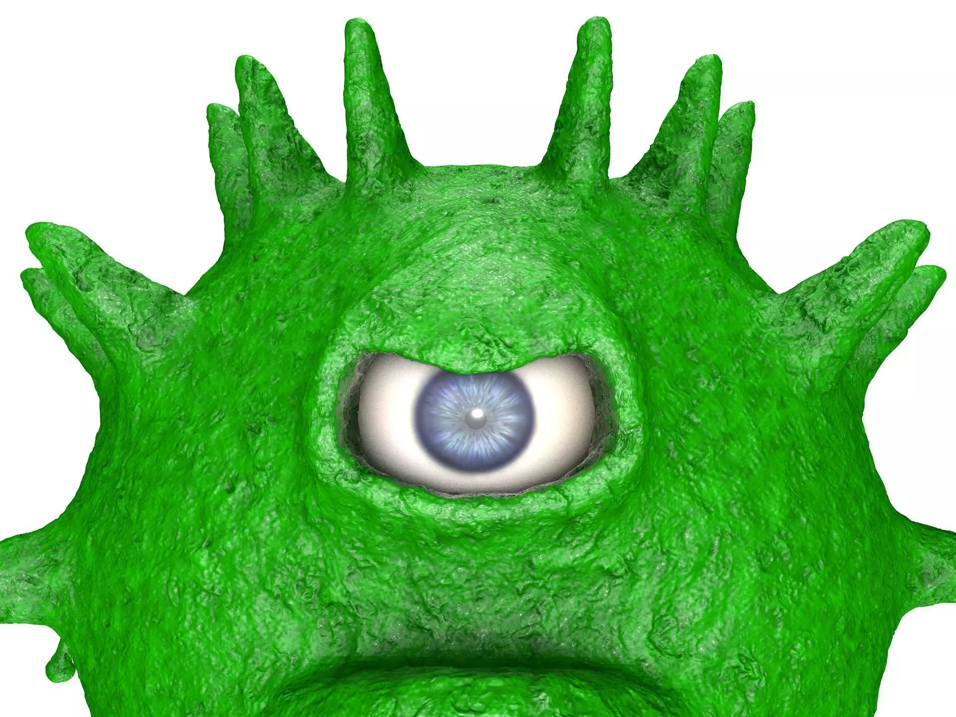 One-eyed tadpole model 3D model_0